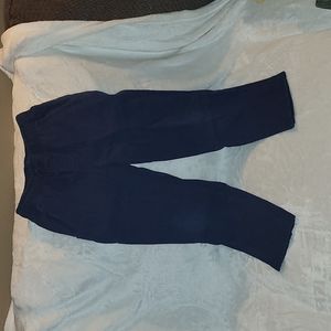 Blue casual pants size 6-7